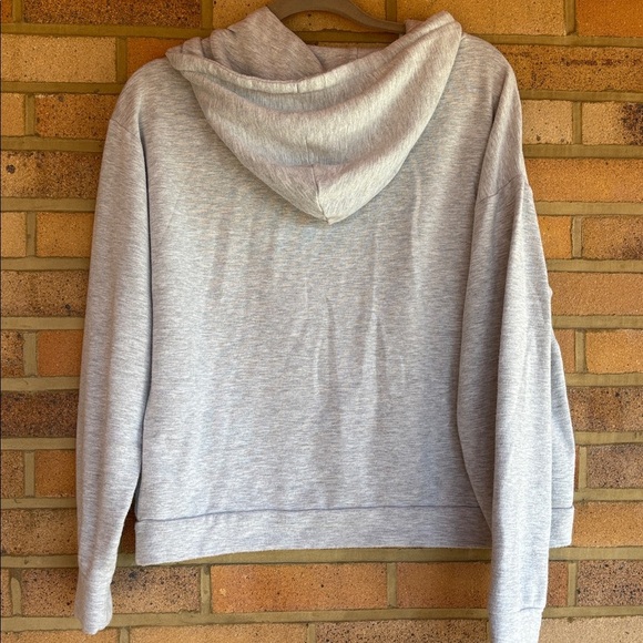 Quince Light Gray Women's Hoodie Sweater soft cozy sweatshirt  M - Picture 7 of 9